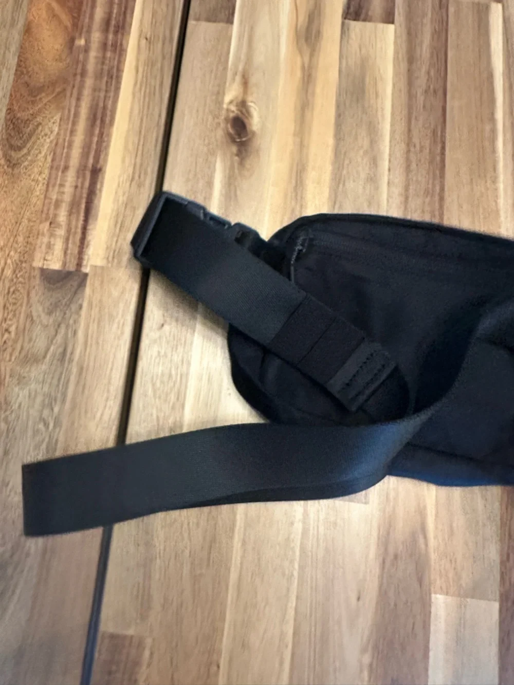 lululemon athletica Black Belt Bag Adjustable Strap Crossbody